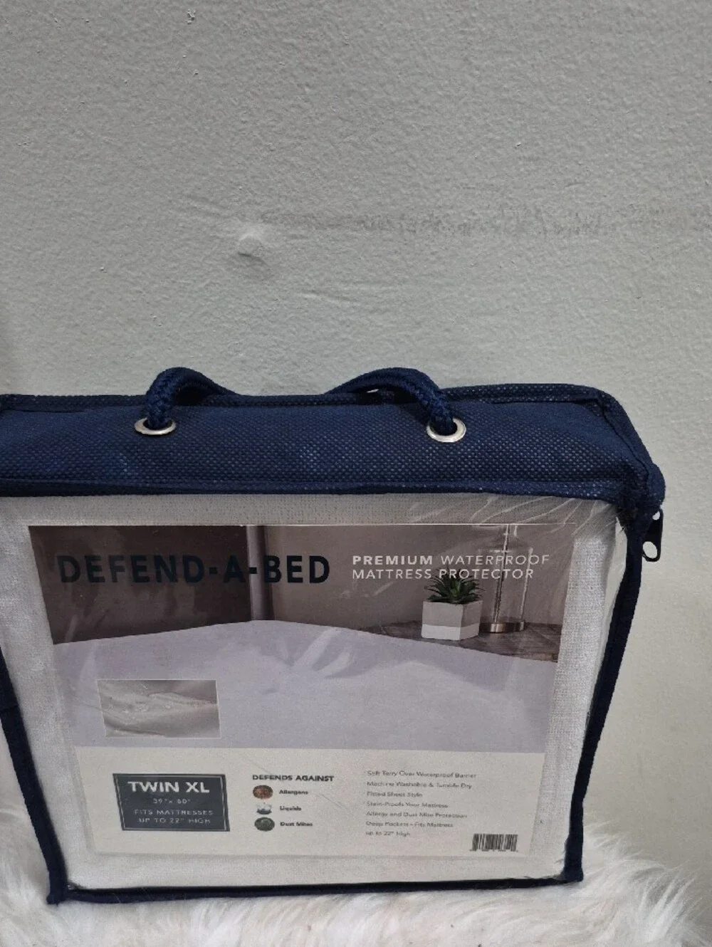 Premium Waterproof Mattress Protector - White (Twin XL)